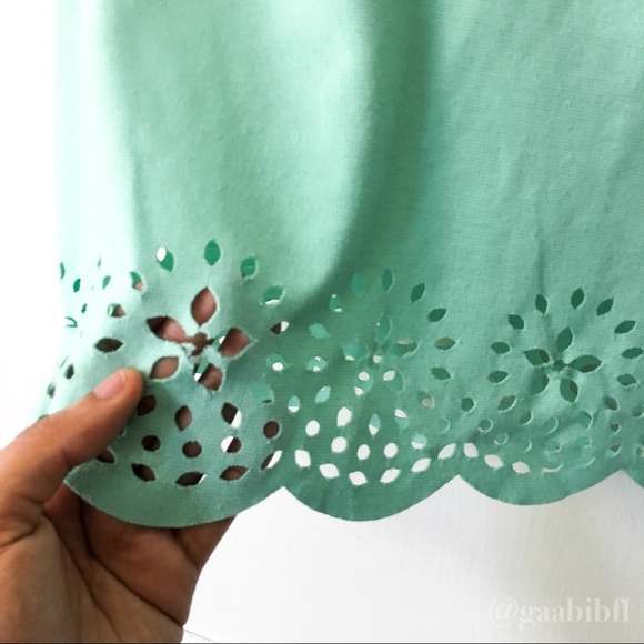 UO Pins & Needles Eyelet Laser Cut Crop Top - Picture 8 of 8
